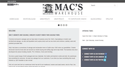 Desktop Screenshot of macswarehouse.ie